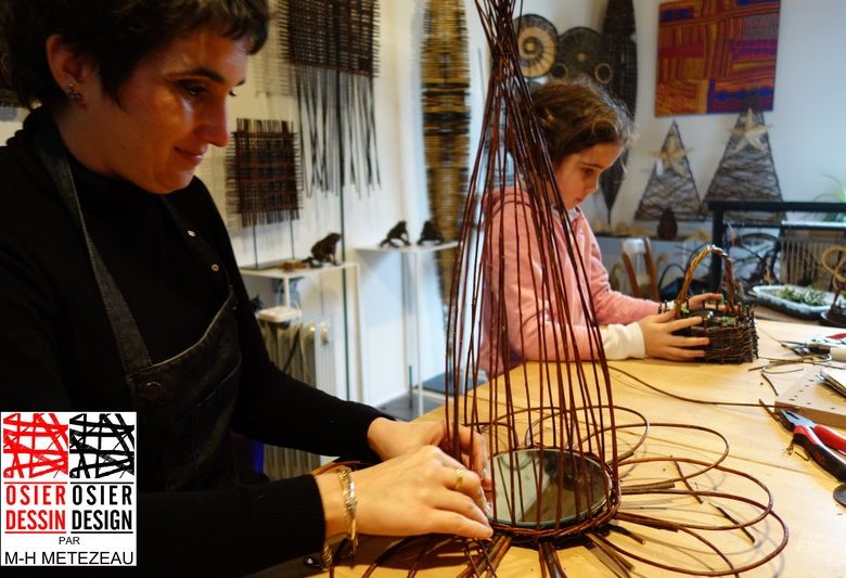 Centre d’Art autour de l’osier, Visite et Atelier osier créatif, O S I E Z !